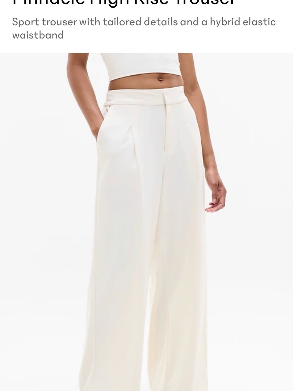 ATHLETA pinnacle high-rise trouser